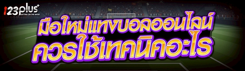 มือใหม่แทงบอลออนไลน์